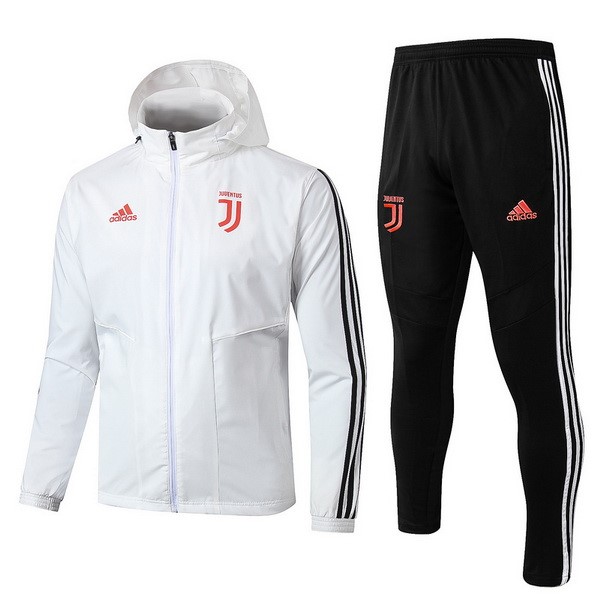 Rompevientos Juventus Conjunto Completo 2019 2020 Blanco Negro